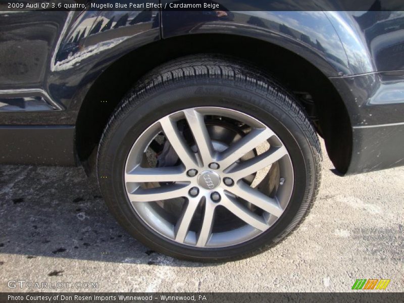 Mugello Blue Pearl Effect / Cardamom Beige 2009 Audi Q7 3.6 quattro