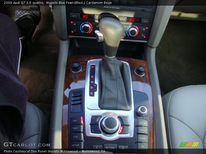 Mugello Blue Pearl Effect / Cardamom Beige 2009 Audi Q7 3.6 quattro