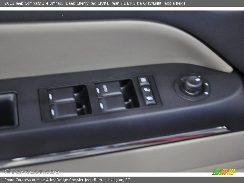 Deep Cherry Red Crystal Pearl / Dark Slate Gray/Light Pebble Beige 2011 Jeep Compass 2.4 Limited