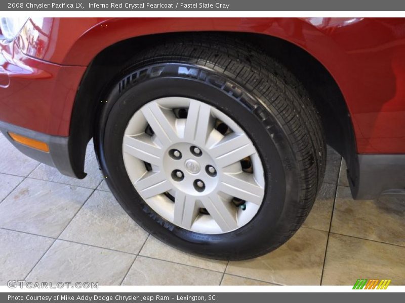 Inferno Red Crystal Pearlcoat / Pastel Slate Gray 2008 Chrysler Pacifica LX