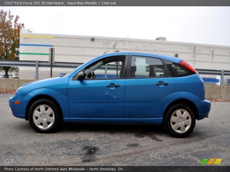 Aqua Blue Metallic / Charcoal 2007 Ford Focus ZX5 SE Hatchback