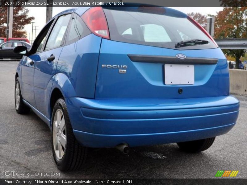Aqua Blue Metallic / Charcoal 2007 Ford Focus ZX5 SE Hatchback