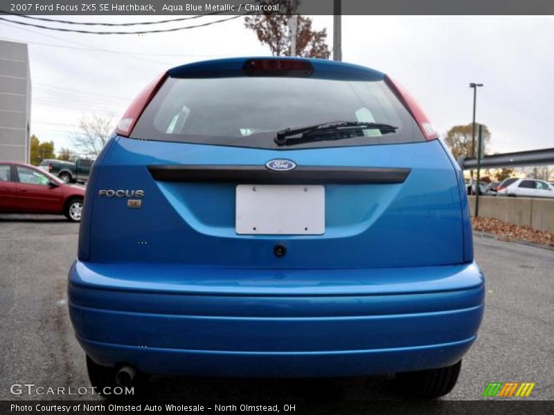 Aqua Blue Metallic / Charcoal 2007 Ford Focus ZX5 SE Hatchback