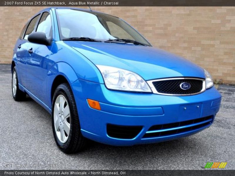 Aqua Blue Metallic / Charcoal 2007 Ford Focus ZX5 SE Hatchback