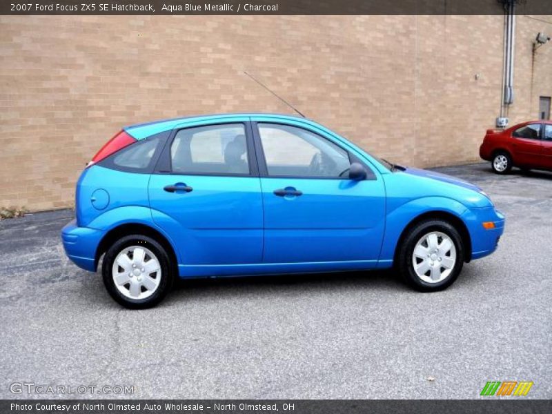Aqua Blue Metallic / Charcoal 2007 Ford Focus ZX5 SE Hatchback