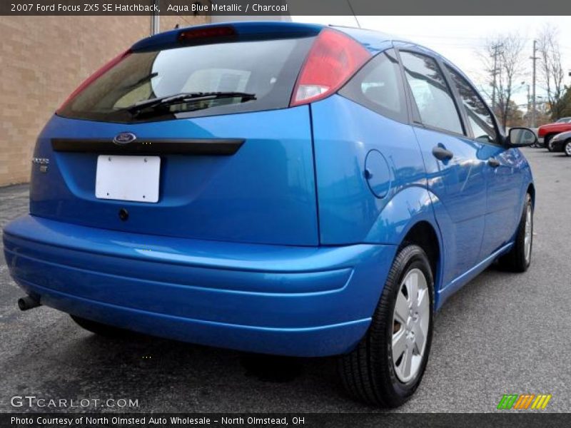 Aqua Blue Metallic / Charcoal 2007 Ford Focus ZX5 SE Hatchback