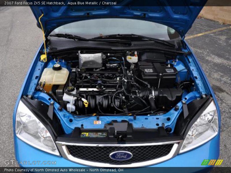 Aqua Blue Metallic / Charcoal 2007 Ford Focus ZX5 SE Hatchback