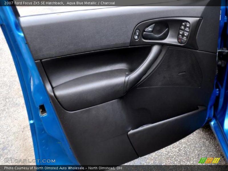 Aqua Blue Metallic / Charcoal 2007 Ford Focus ZX5 SE Hatchback