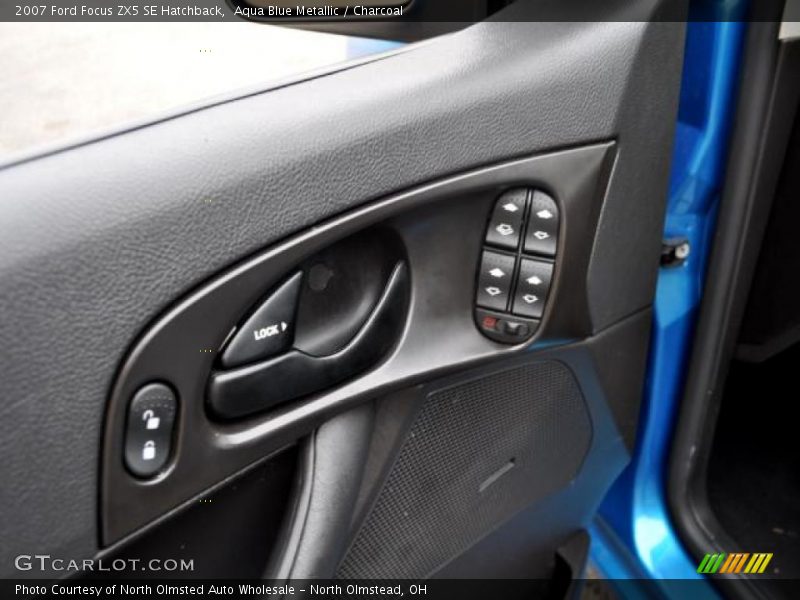 Aqua Blue Metallic / Charcoal 2007 Ford Focus ZX5 SE Hatchback