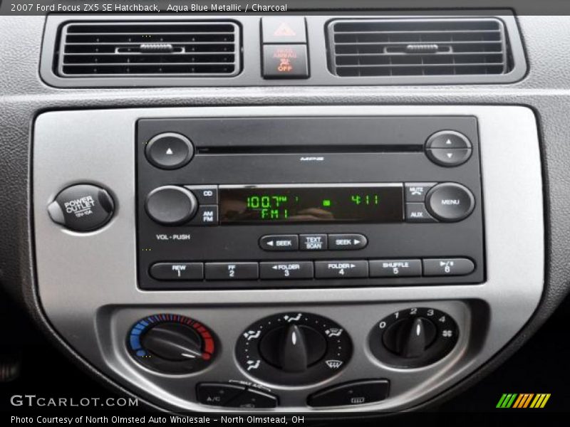 Aqua Blue Metallic / Charcoal 2007 Ford Focus ZX5 SE Hatchback