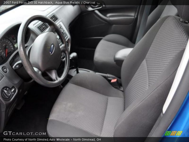 Aqua Blue Metallic / Charcoal 2007 Ford Focus ZX5 SE Hatchback