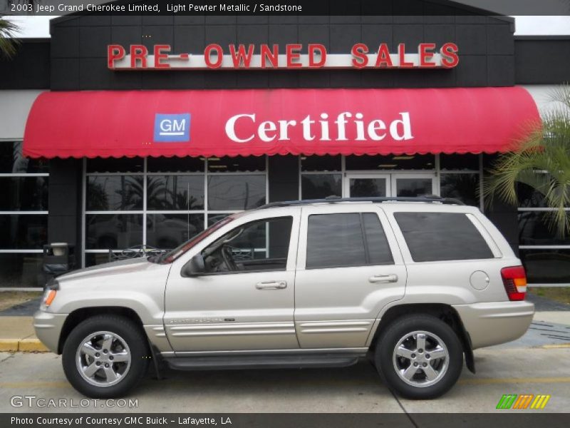 Light Pewter Metallic / Sandstone 2003 Jeep Grand Cherokee Limited