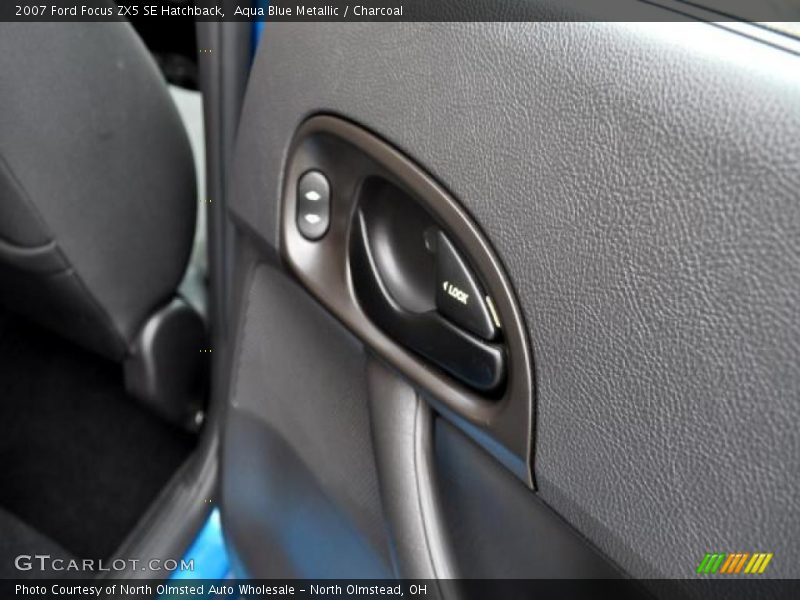 Aqua Blue Metallic / Charcoal 2007 Ford Focus ZX5 SE Hatchback