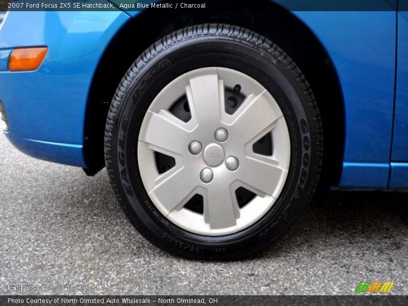 Aqua Blue Metallic / Charcoal 2007 Ford Focus ZX5 SE Hatchback