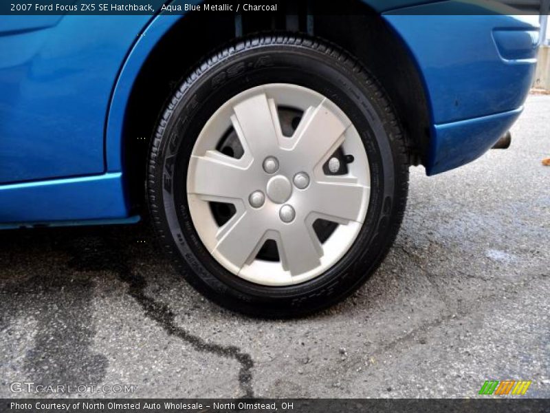 Aqua Blue Metallic / Charcoal 2007 Ford Focus ZX5 SE Hatchback