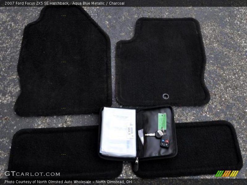 Aqua Blue Metallic / Charcoal 2007 Ford Focus ZX5 SE Hatchback