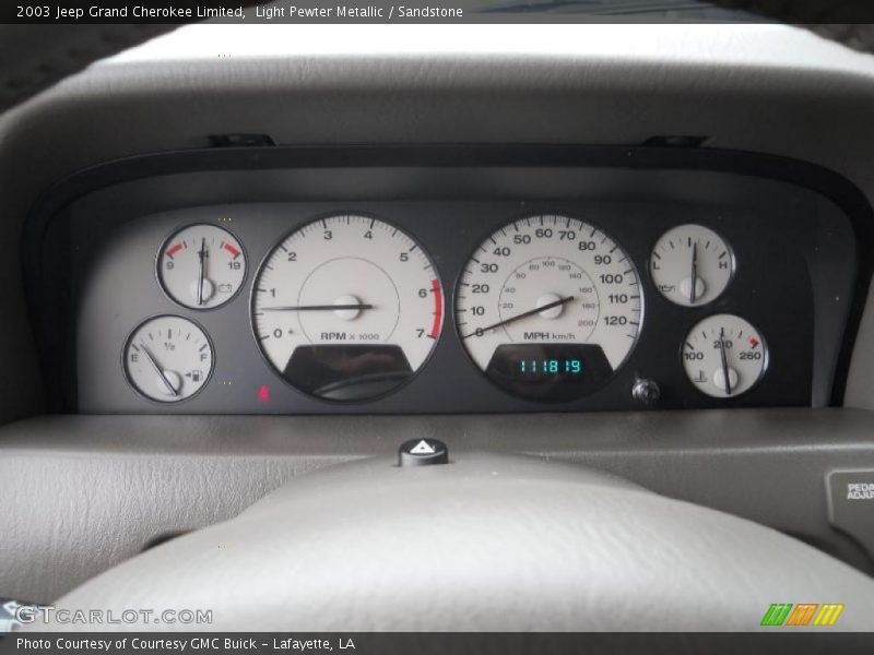 Light Pewter Metallic / Sandstone 2003 Jeep Grand Cherokee Limited