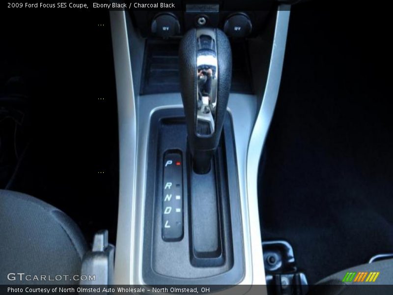 Ebony Black / Charcoal Black 2009 Ford Focus SES Coupe