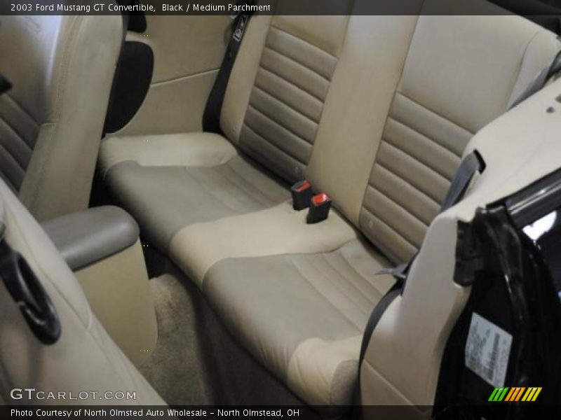 Black / Medium Parchment 2003 Ford Mustang GT Convertible