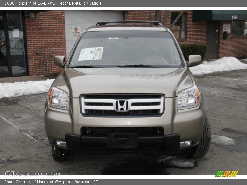 Mocha Metallic / Saddle 2008 Honda Pilot EX-L 4WD