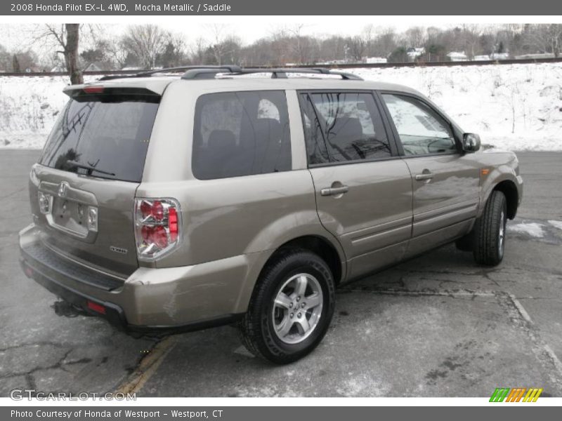 Mocha Metallic / Saddle 2008 Honda Pilot EX-L 4WD