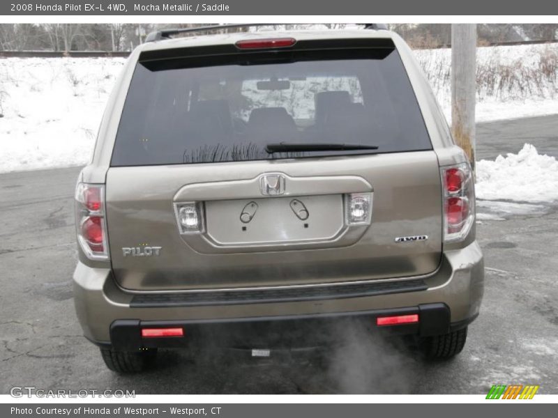 Mocha Metallic / Saddle 2008 Honda Pilot EX-L 4WD