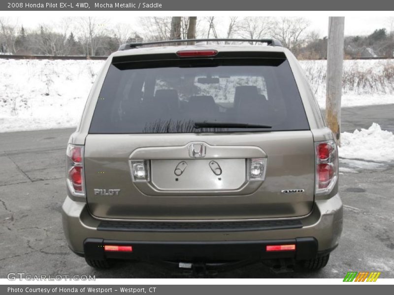 Mocha Metallic / Saddle 2008 Honda Pilot EX-L 4WD