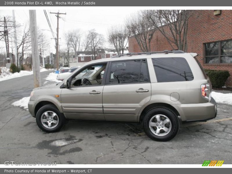 Mocha Metallic / Saddle 2008 Honda Pilot EX-L 4WD