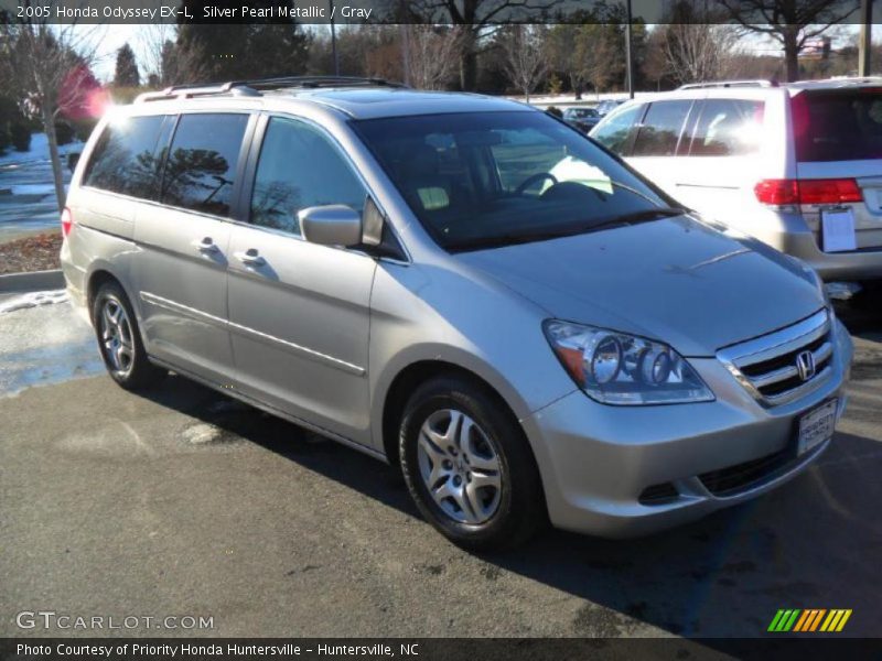 Silver Pearl Metallic / Gray 2005 Honda Odyssey EX-L