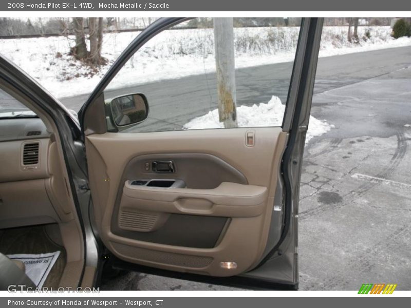 Mocha Metallic / Saddle 2008 Honda Pilot EX-L 4WD