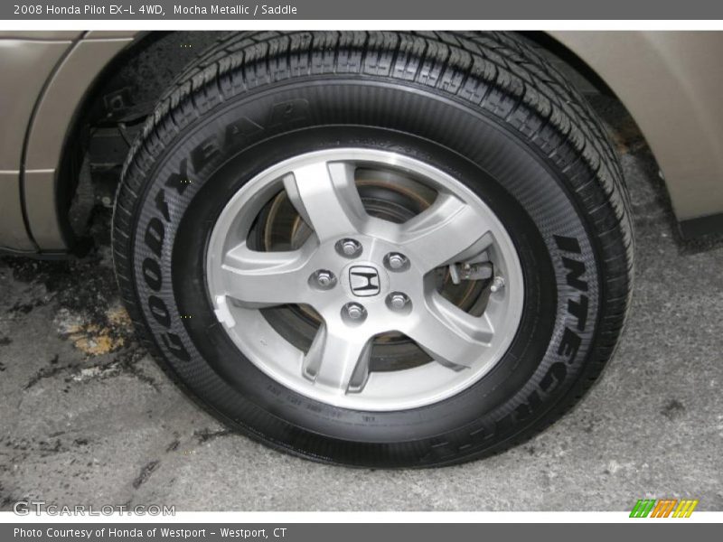 Mocha Metallic / Saddle 2008 Honda Pilot EX-L 4WD