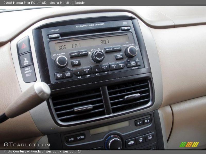 Mocha Metallic / Saddle 2008 Honda Pilot EX-L 4WD