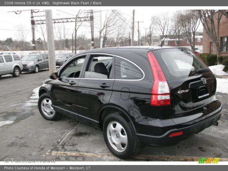 Nighthawk Black Pearl / Black 2008 Honda CR-V LX 4WD