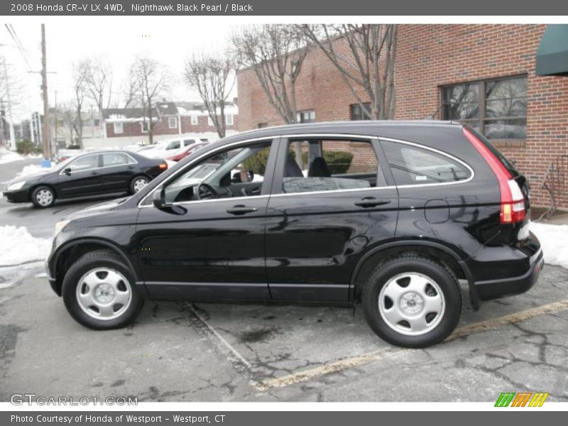 Nighthawk Black Pearl / Black 2008 Honda CR-V LX 4WD