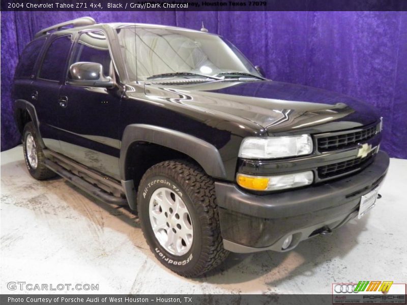 Black / Gray/Dark Charcoal 2004 Chevrolet Tahoe Z71 4x4