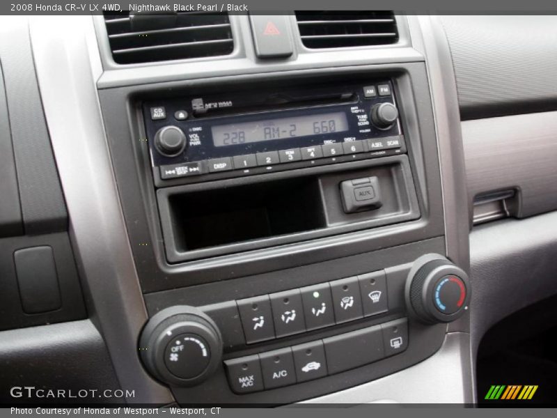 Nighthawk Black Pearl / Black 2008 Honda CR-V LX 4WD