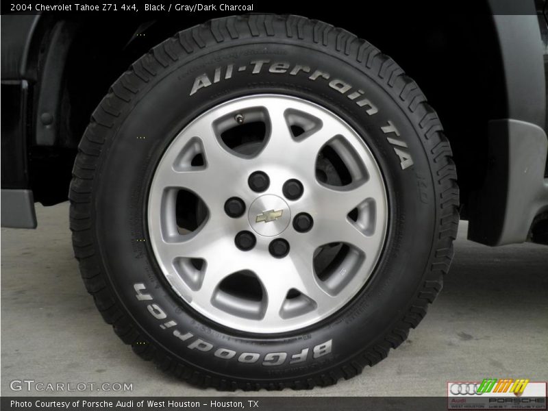 Black / Gray/Dark Charcoal 2004 Chevrolet Tahoe Z71 4x4