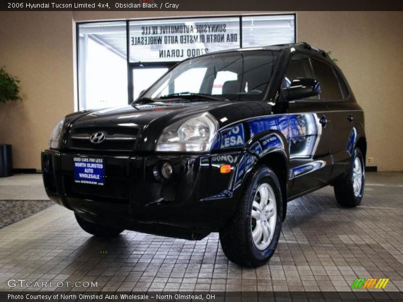 Obsidian Black / Gray 2006 Hyundai Tucson Limited 4x4