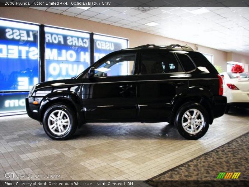 Obsidian Black / Gray 2006 Hyundai Tucson Limited 4x4