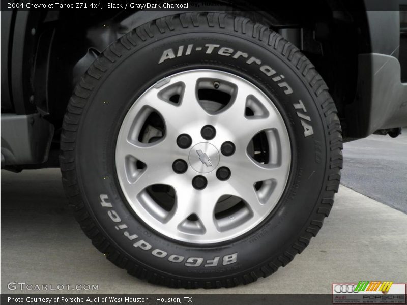 Black / Gray/Dark Charcoal 2004 Chevrolet Tahoe Z71 4x4
