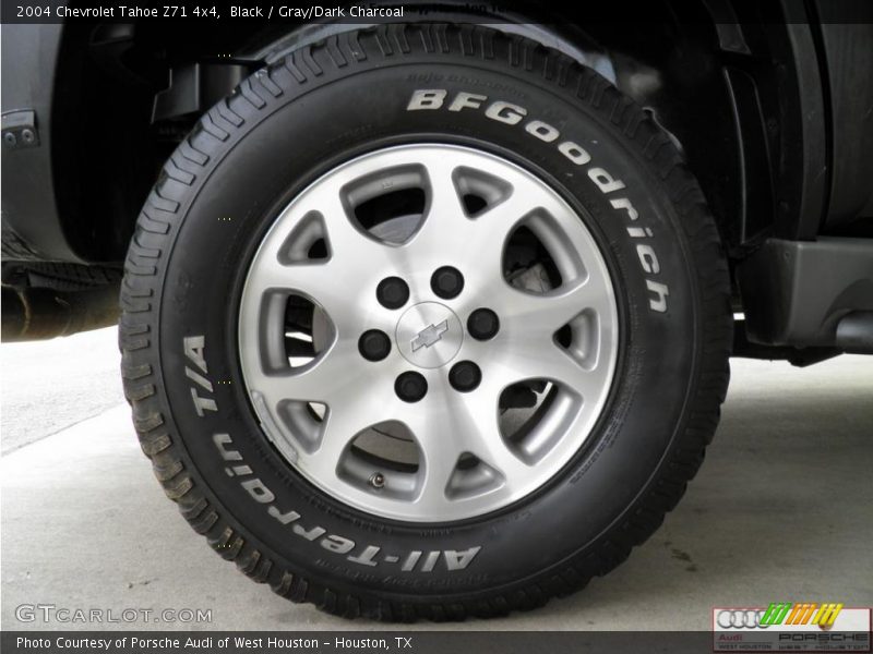 Black / Gray/Dark Charcoal 2004 Chevrolet Tahoe Z71 4x4