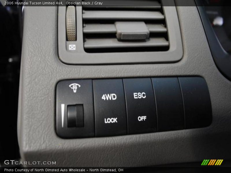 Obsidian Black / Gray 2006 Hyundai Tucson Limited 4x4