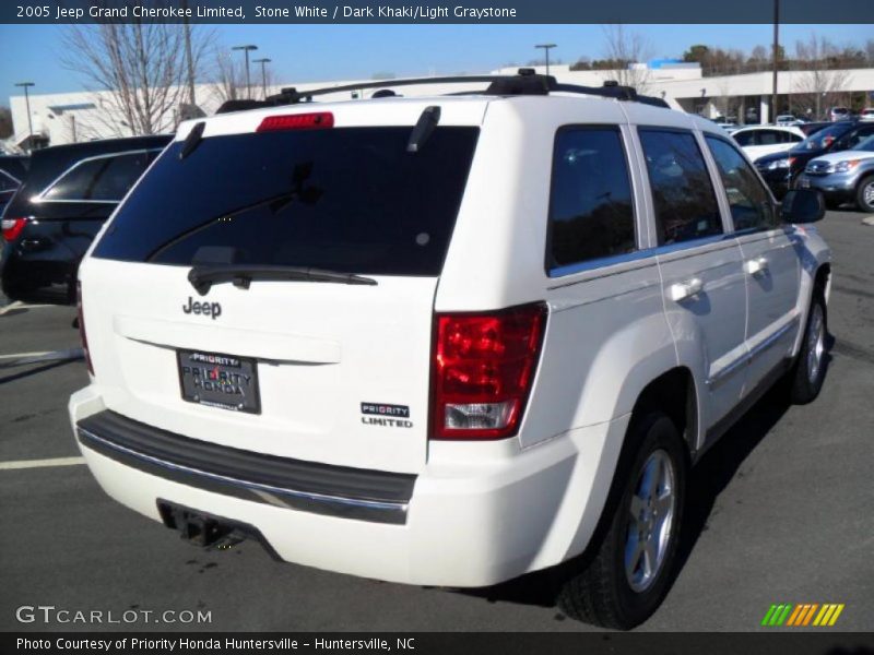 Stone White / Dark Khaki/Light Graystone 2005 Jeep Grand Cherokee Limited