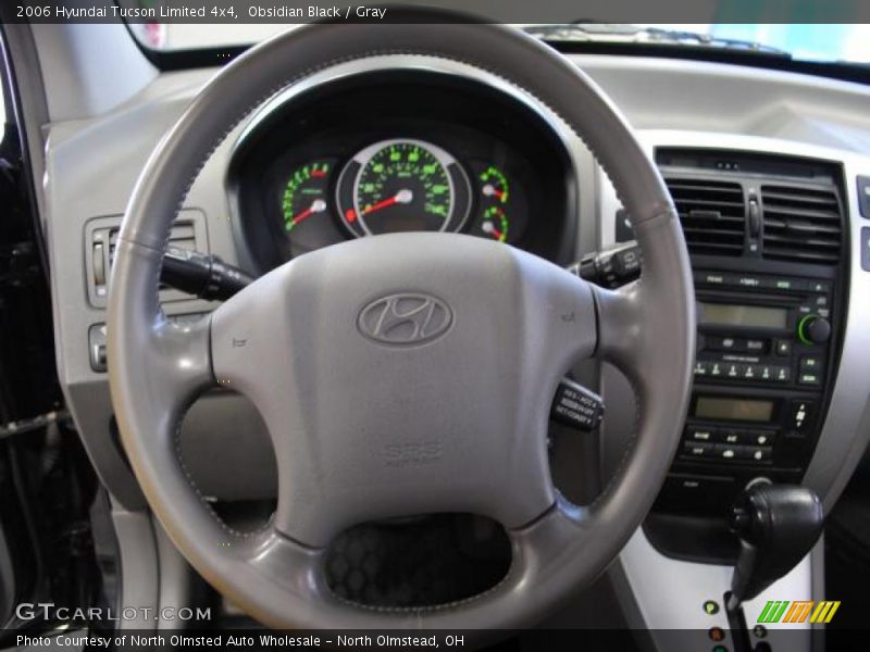 Obsidian Black / Gray 2006 Hyundai Tucson Limited 4x4