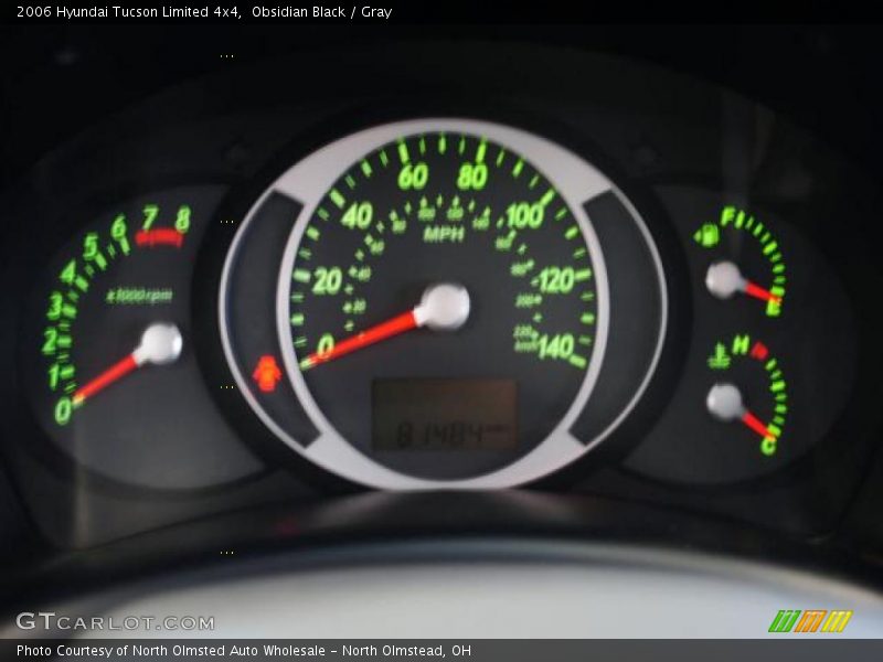 Obsidian Black / Gray 2006 Hyundai Tucson Limited 4x4