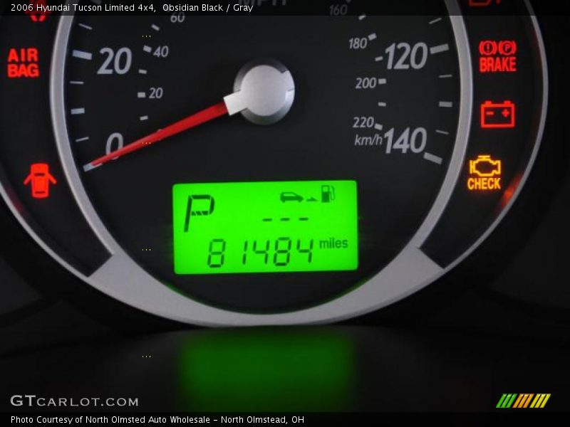 Obsidian Black / Gray 2006 Hyundai Tucson Limited 4x4