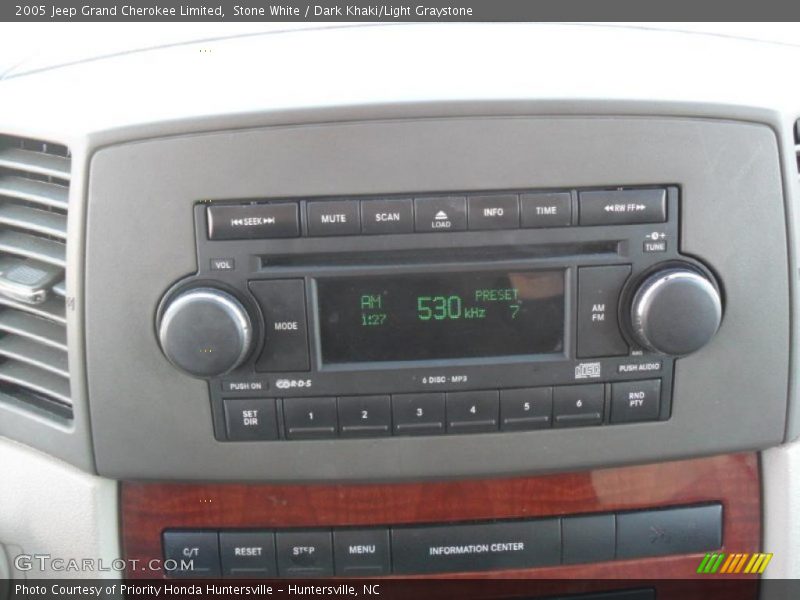 Stone White / Dark Khaki/Light Graystone 2005 Jeep Grand Cherokee Limited