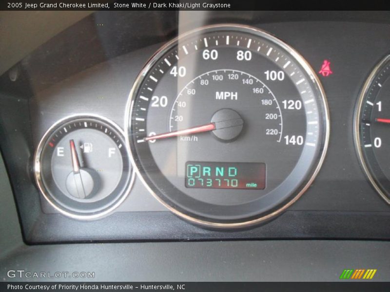 Stone White / Dark Khaki/Light Graystone 2005 Jeep Grand Cherokee Limited