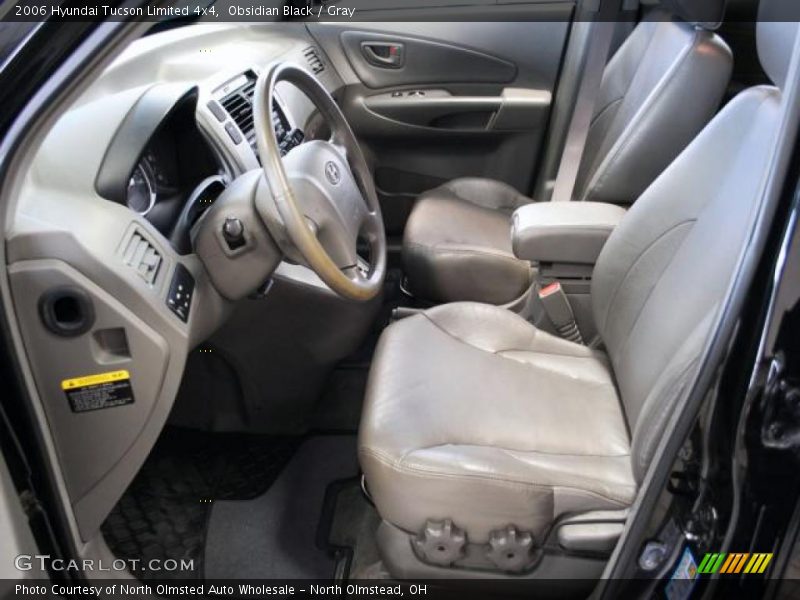 Obsidian Black / Gray 2006 Hyundai Tucson Limited 4x4