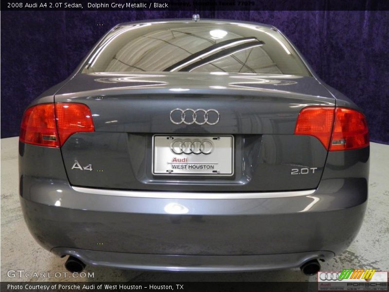 Dolphin Grey Metallic / Black 2008 Audi A4 2.0T Sedan